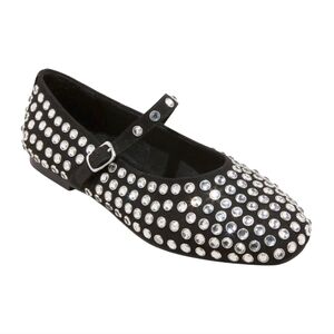NWT A New Day Womens Issa Rhinestone Mary Jane Ballet Flats, Size 6